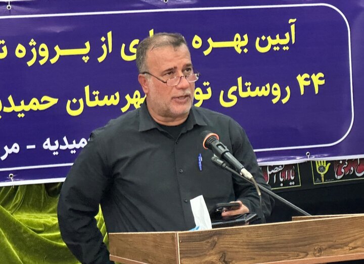 آغاز آبرسانی به روستاهای حمیدیه با آب باکیفیت کرخه