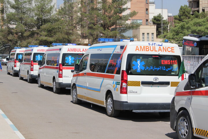 اعزام کاروان اورژانس پیش بیمارستانی استان اصفهان برای مراسم اربعین حسینی
