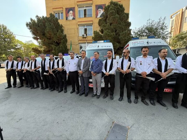 اعزام تیم اورژانس ۱۱۵ استان مرکزی برای خدمت به زائران اربعین و ۲۸ صفر