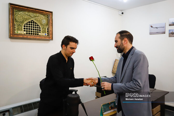 حضور مدیر منطقه 9 شهرداری اصفهان در خبرگزاری ایمنا