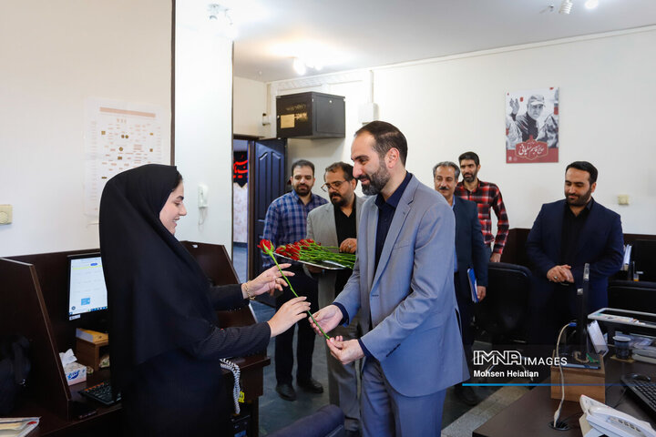 حضور مدیر منطقه 9 شهرداری اصفهان در خبرگزاری ایمنا