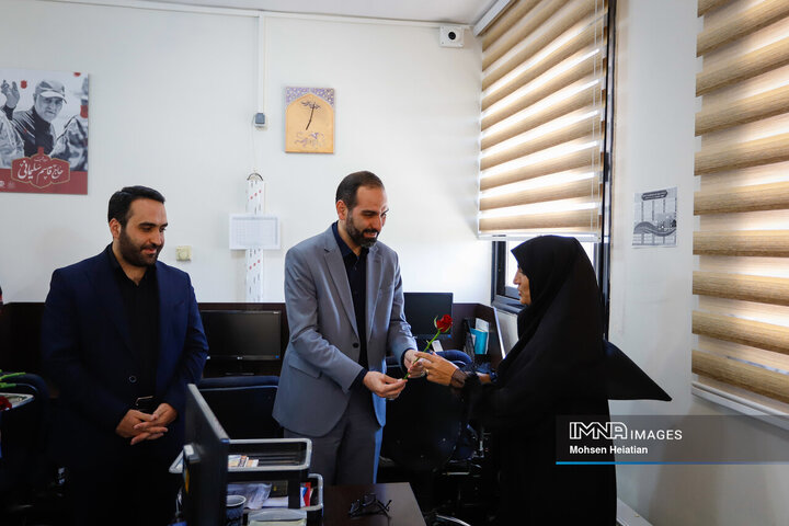 حضور مدیر منطقه 9 شهرداری اصفهان در خبرگزاری ایمنا