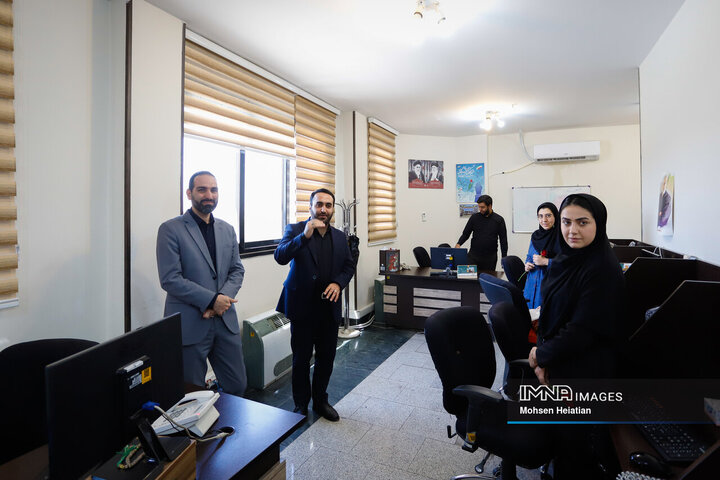 حضور مدیر منطقه 9 شهرداری اصفهان در خبرگزاری ایمنا