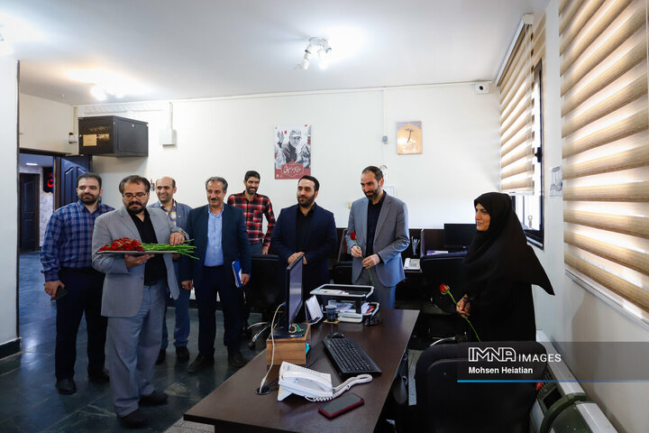 حضور مدیر منطقه 9 شهرداری اصفهان در خبرگزاری ایمنا