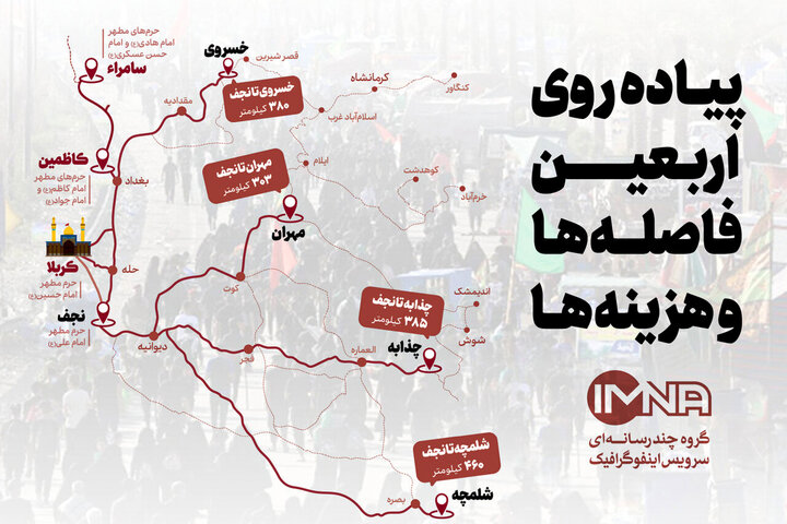 جزئیات کامل هزینه حمل‌ و نقل اربعین ۱۴۰۴