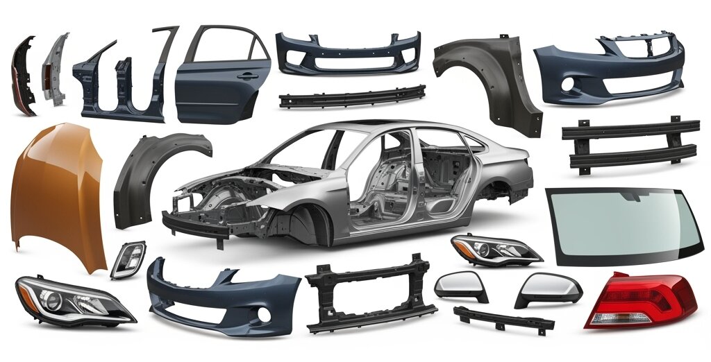 لوازم بدنه ماشین چینی