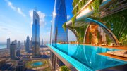 برج یک میلیارد دلاری دبی؛ جنگل بارانی در آسمان