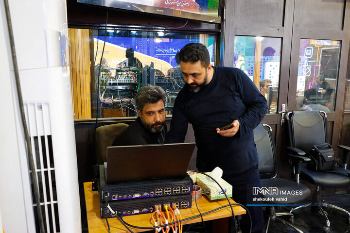پشت صحنه برنامه تلویزیونی «اصفهان من»