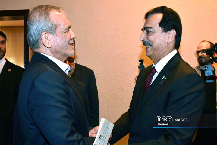 دیدار روسای مجلس سنا و ملی پاکستان با رئیس جمهور