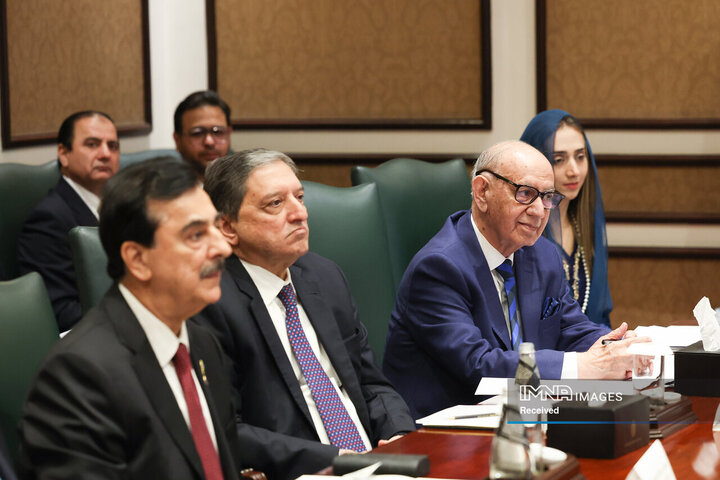 دیدار روسای مجلس سنا و ملی پاکستان با رئیس جمهور