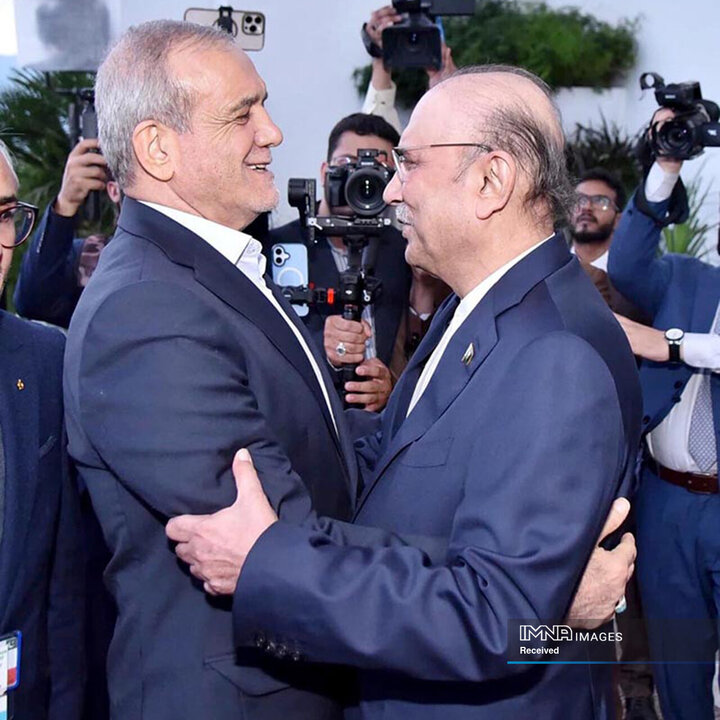 دیدار روسای جمهور ایران و پاکستان