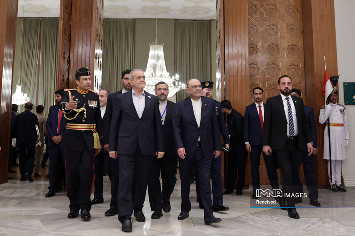 دیدار روسای جمهور ایران و پاکستان