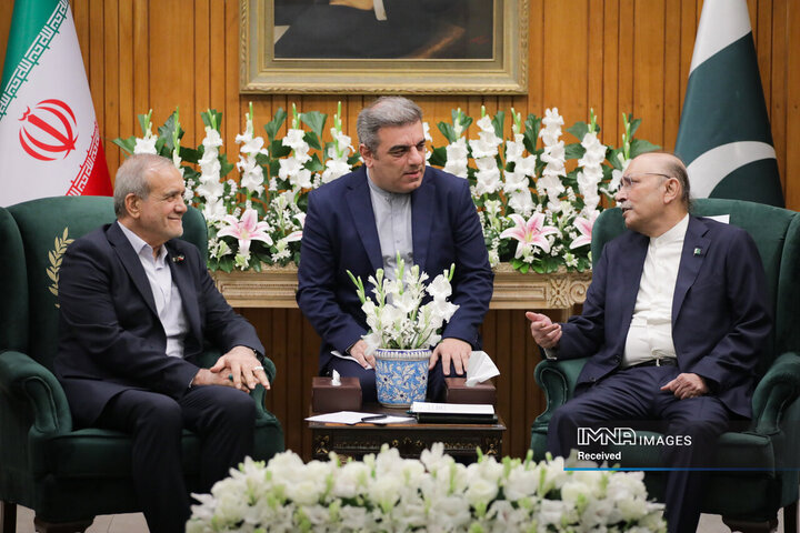 دیدار روسای جمهور ایران و پاکستان