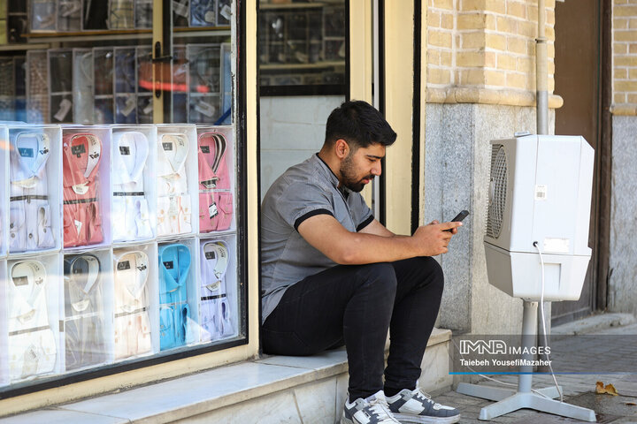 یکه تازی گرما در چله تابستان