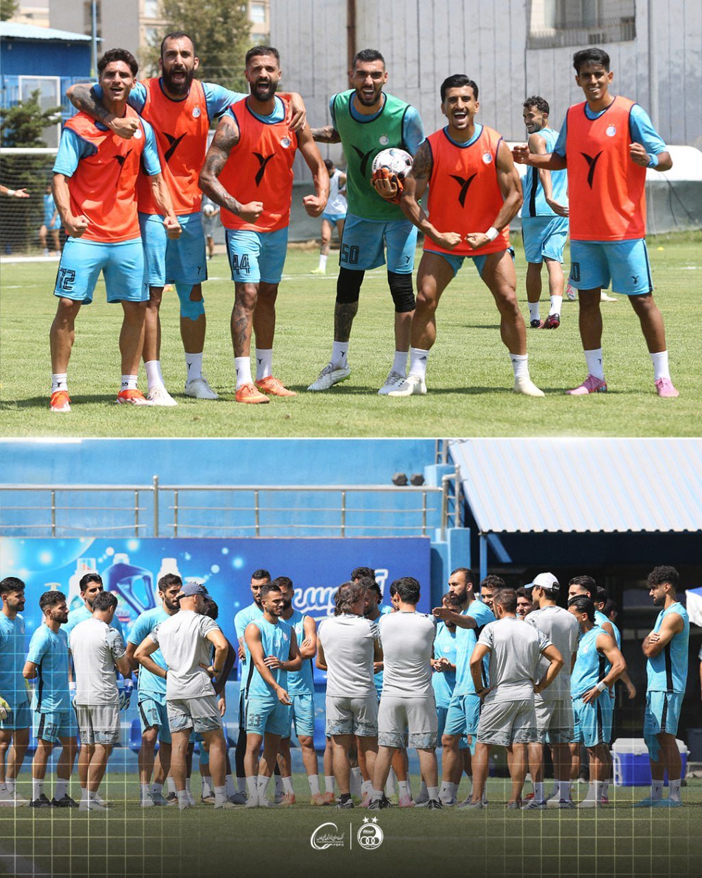 دوئل میان حسینی و اخباری در تمرینات سپاهان / خط و نشان استقلال برای تراکتور با ژست قهرمانی