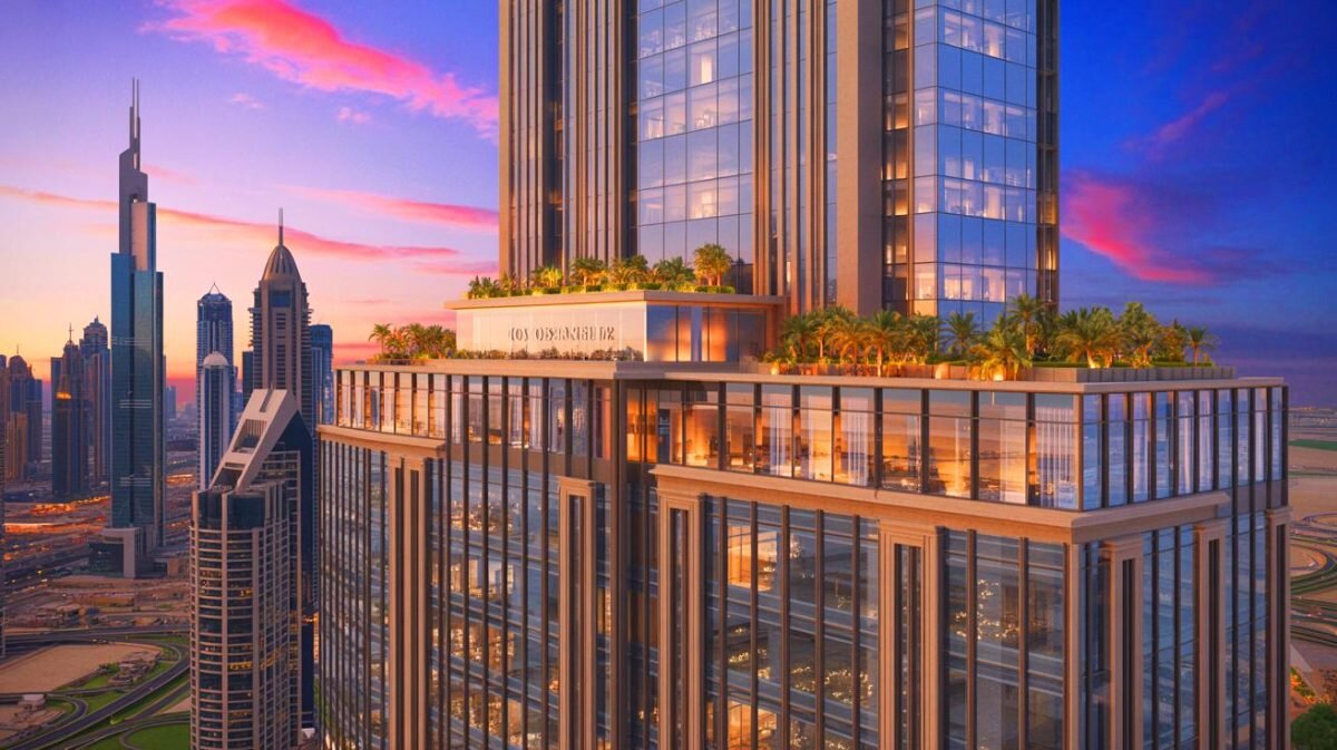 برج یک میلیارد دلاری دبی؛ جنگل بارانی در آسمان