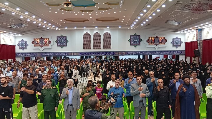 مراسم اربعین شهدای اقتدار یاسوج