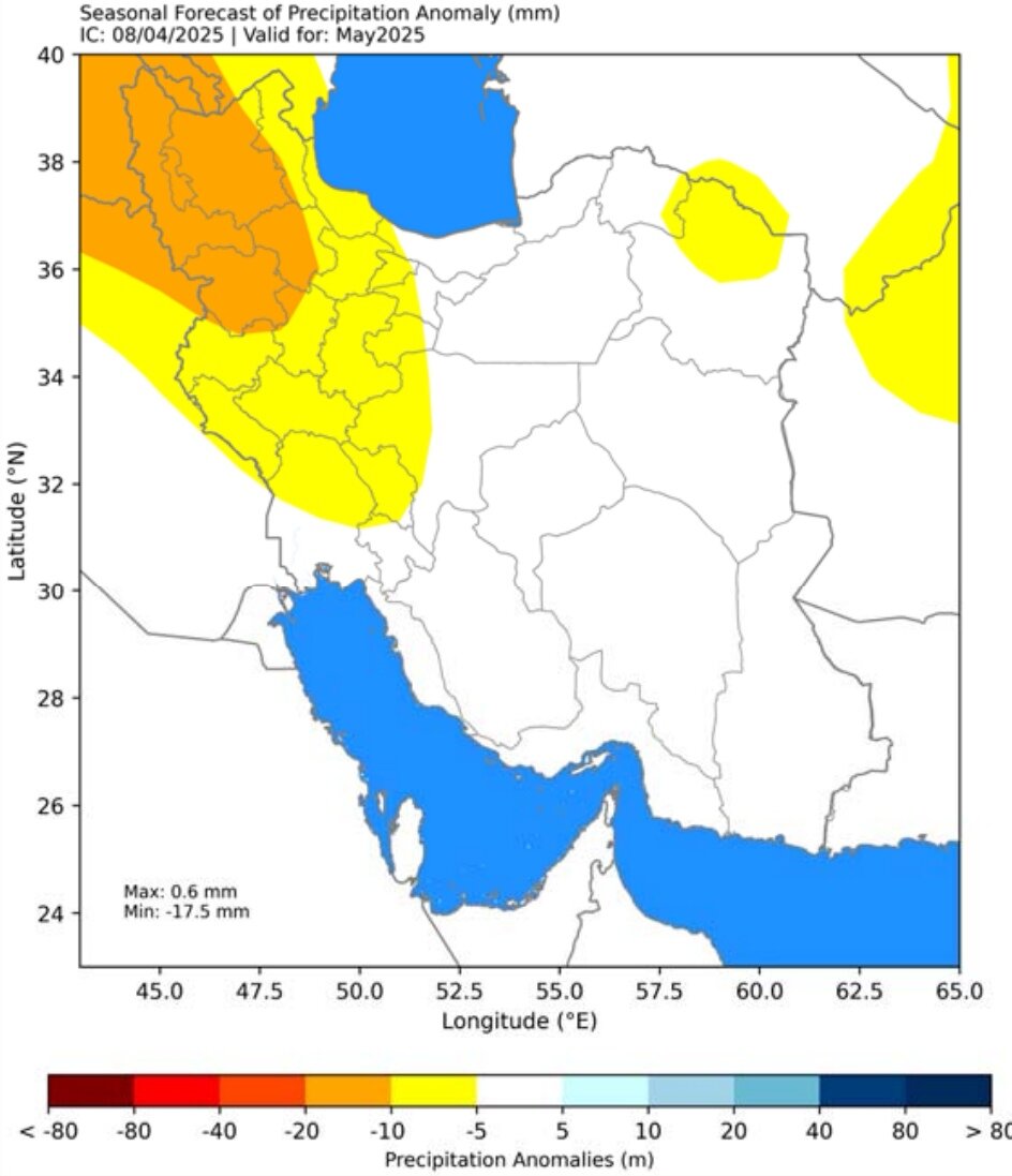نمودار رتبه دمایی کشور در ۴۰ سال گذشته / پیش‌بینی‌های بارش هواشناسی در اردیبهشت محقق شد؟