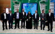 بازدید وزیر راه از غرفه ایران در اجلاس «کشورهای محصور در خشکی»