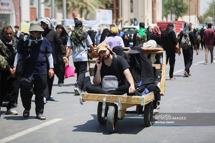 زائرین اربعین حسینی در نجف اشرف
