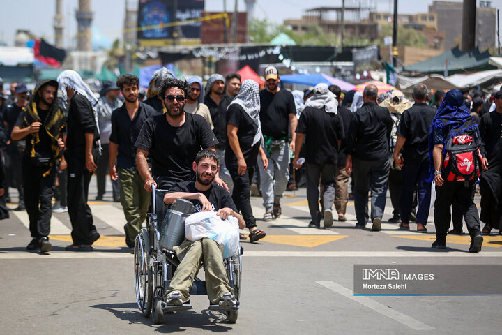 زائرین اربعین حسینی در نجف اشرف