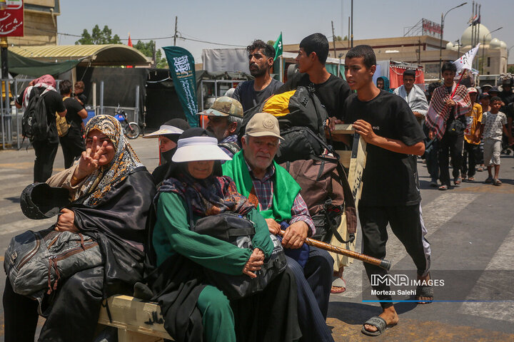 زائرین اربعین حسینی در نجف اشرف