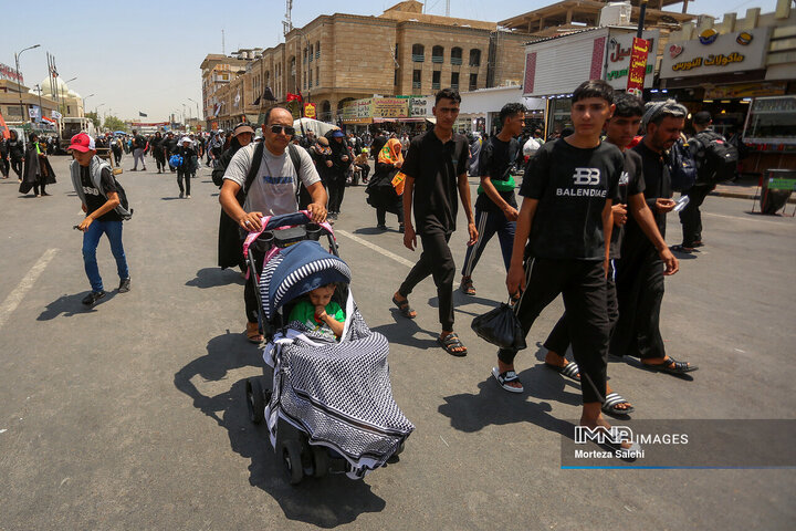 زائرین اربعین حسینی در نجف اشرف