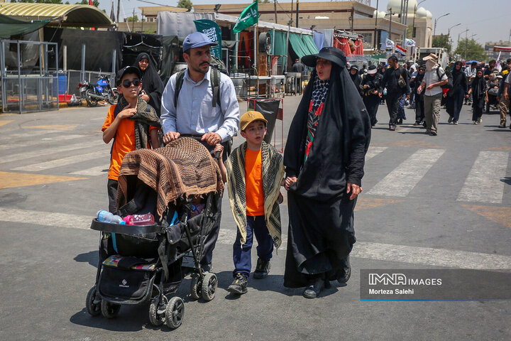 زائرین اربعین حسینی در نجف اشرف