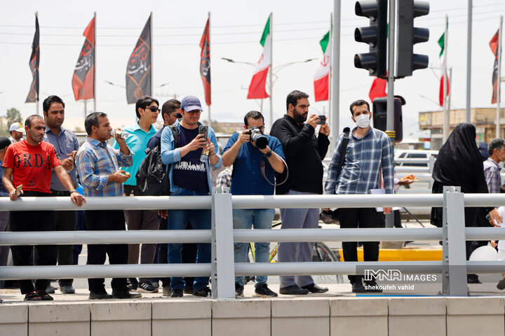 آیین بهره‌برداری از ۱۴ کیلومتر مسیر رینگ چهارم ترافیکی اصفهان