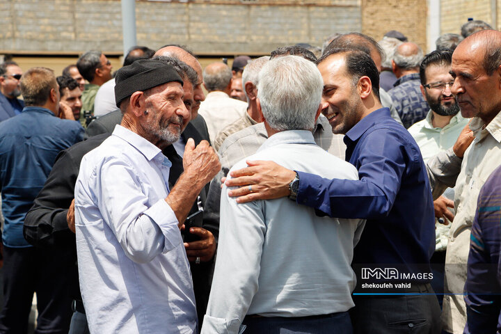 آیین بهره‌برداری از ۱۴ کیلومتر مسیر رینگ چهارم ترافیکی اصفهان