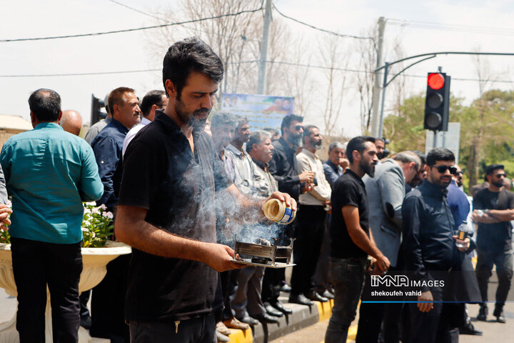 آیین بهره‌برداری از ۱۴ کیلومتر مسیر رینگ چهارم ترافیکی اصفهان