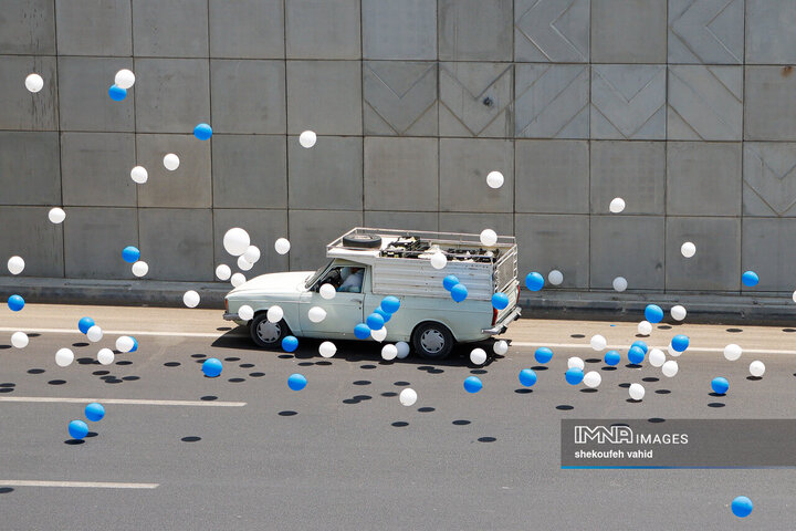 آیین بهره‌برداری از ۱۴ کیلومتر مسیر رینگ چهارم ترافیکی اصفهان