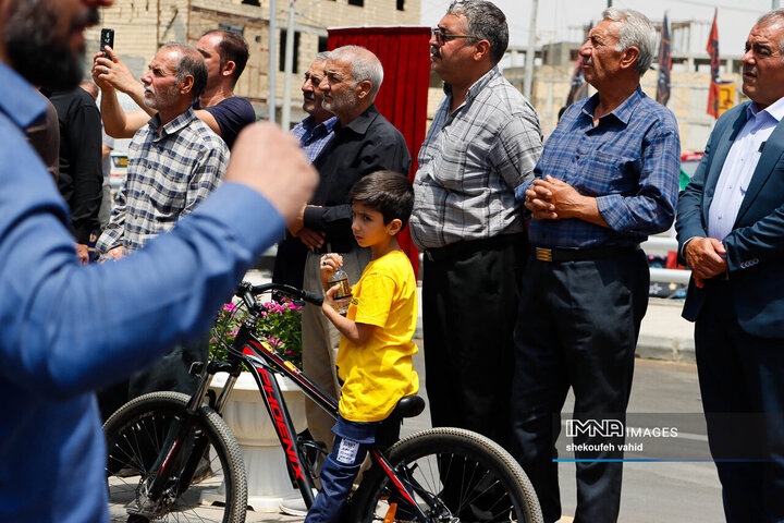 آیین بهره‌برداری از ۱۴ کیلومتر مسیر رینگ چهارم ترافیکی اصفهان