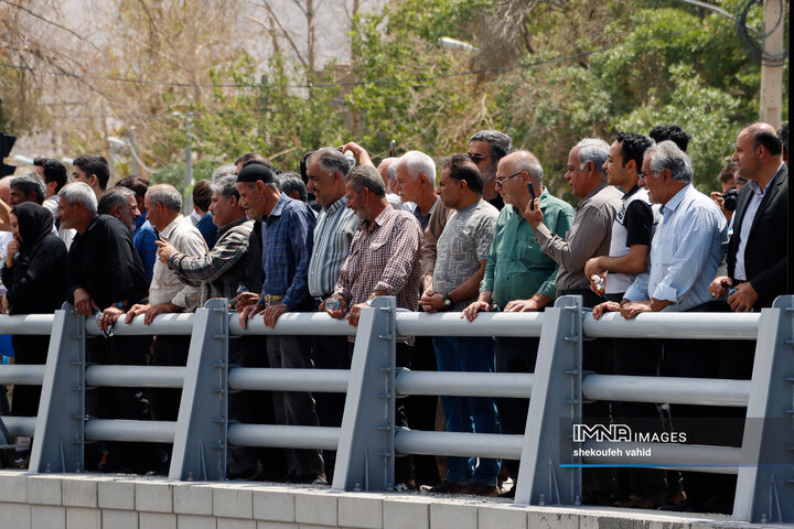 آیین بهره‌برداری از ۱۴ کیلومتر مسیر رینگ چهارم ترافیکی اصفهان