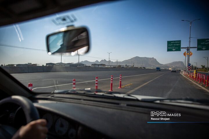 آیین بهره‌برداری از ۱۴ کیلومتر مسیر رینگ چهارم ترافیکی اصفهان