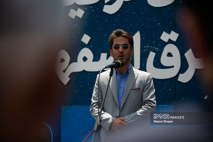 آیین بهره‌برداری از ۱۴ کیلومتر مسیر رینگ چهارم ترافیکی اصفهان