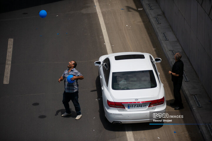 آیین بهره‌برداری از ۱۴ کیلومتر مسیر رینگ چهارم ترافیکی اصفهان
