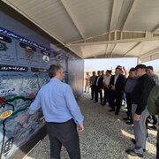 بازدید معاون وزیر راه از پروژه راهبردی جلفا–کلاله در مرز ایران با ارمنستان و آذربایجان