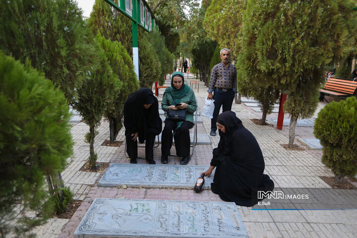 مراسم اربعین شهدای جنگ 12 روزه در اراک