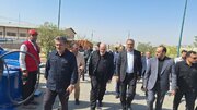 بازدید وزیر نیرو از تصفیه‌خانه آب شماره ۲ کرج