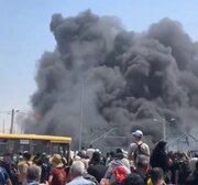 یک فوتی در حادثه آتش‌سوزی در مرز مهران