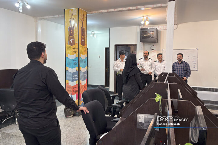 حضور مدیرعامل سازمان آتش‌نشانی و خدمات ایمنی شهرداری اصفهان در خبرگزاری ایمنا