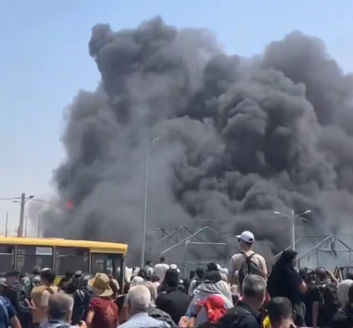 یک فوتی در حادثه آتشسوزی در مرز مهران یک فوتی در حادثه آتشسوزی در مرز مهران