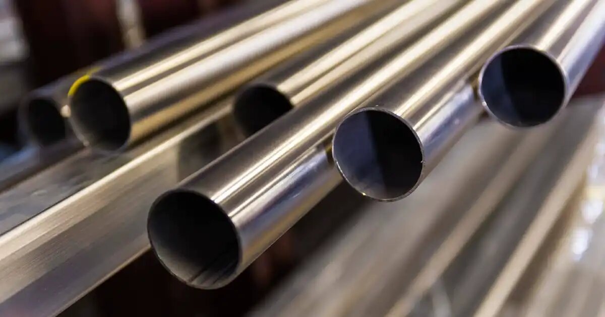 A group of metal pipesAI-generated content may be incorrect.