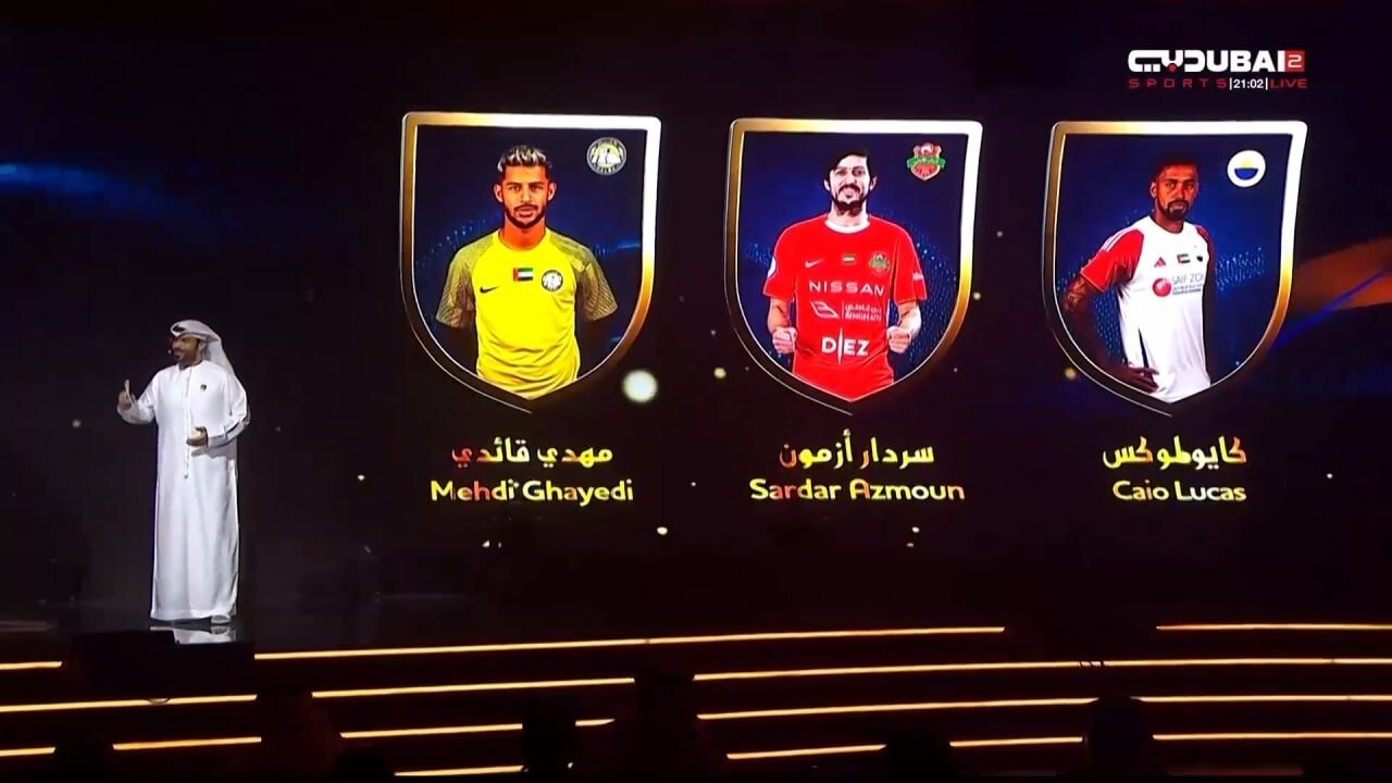 «سردار آزمون» برنده توپ طلای لیگ امارات شد