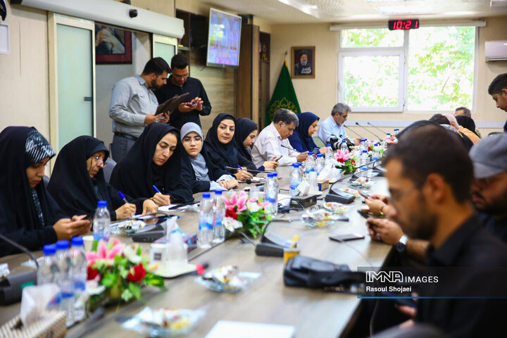 نشست خبری ستاد مردمی پیاده‌روی جاماندگان اربعین حسینی اصفهان