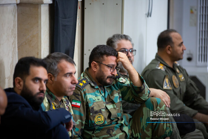 مراسم اربعین شهادت نیروهای پدافند مرکزی ارتش در اصفهان