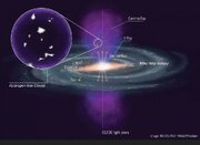 کشف ابرهای «یخ‌مکعبی» در مرکز کهکشان راه شیری