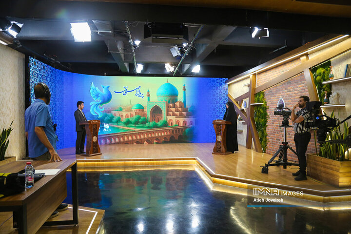 پشت صحنه برنامه تلویزیونی «اصفهان من»