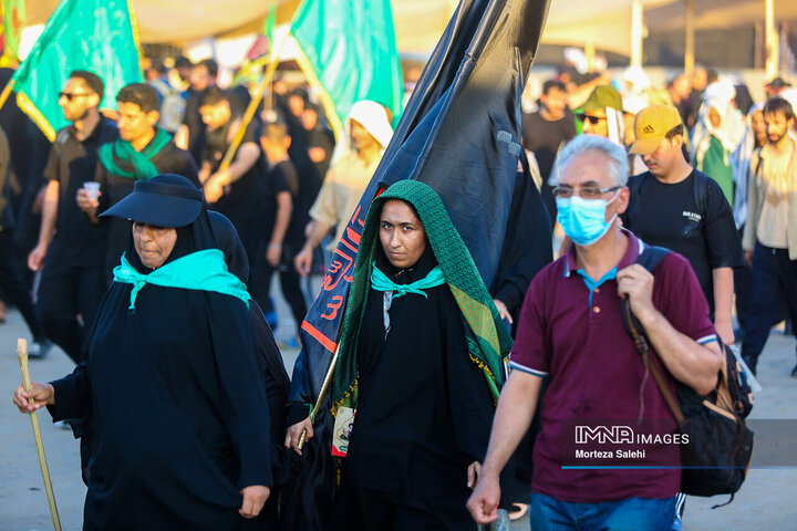 پیاده‌روی اربعین در مسیر نجف به کربلا